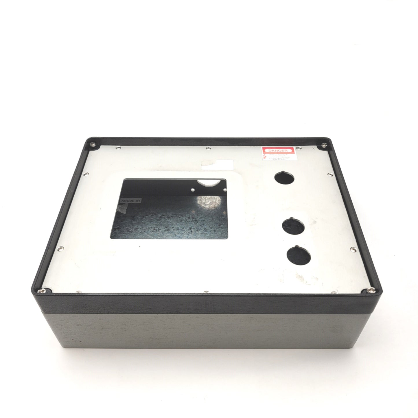 Used Hoffman Cast Aluminum HMI Enclosure Hinged Inside 15"x10"x4" Outside 16"x6"x10"