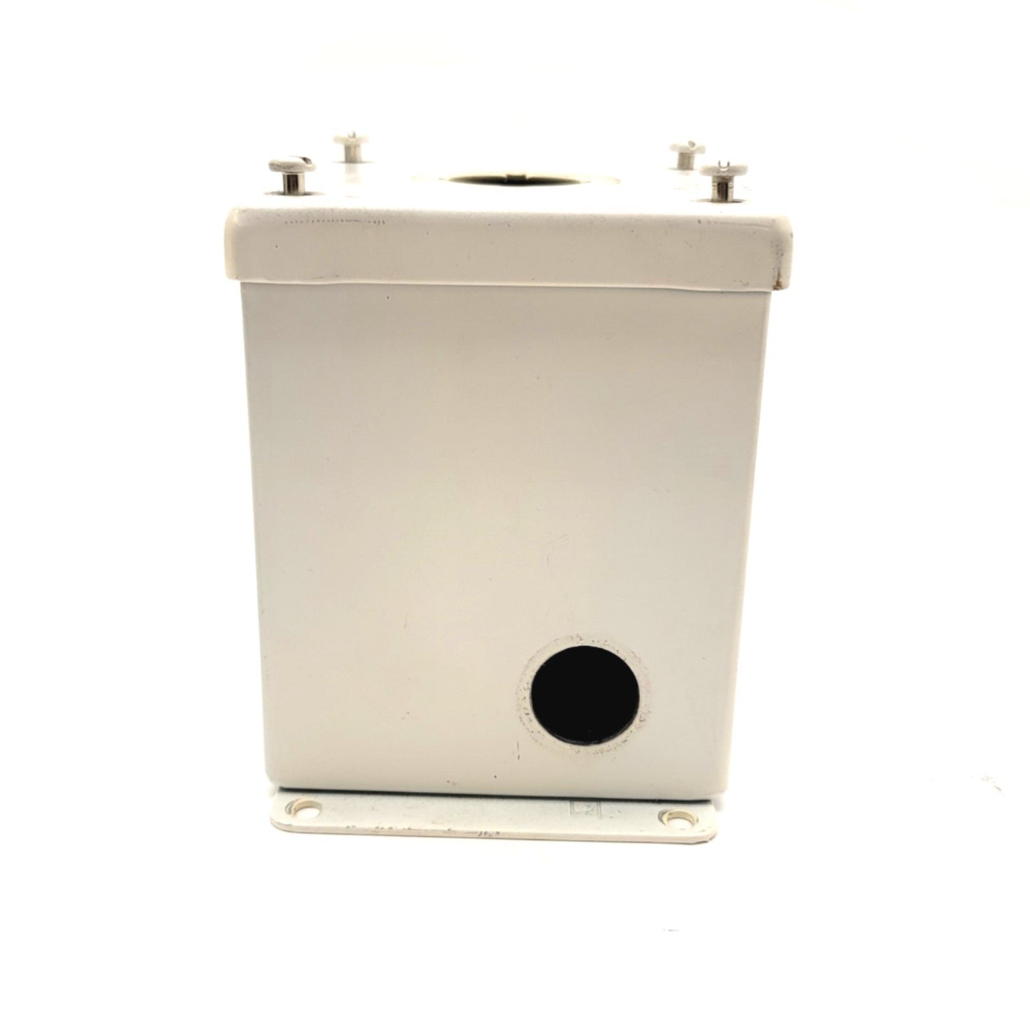 Used Hoffman E-1PBX Push-Button Enclosure 4"(L) x 4"(W) x 4-3/4"(D), NEMA 12, IP65