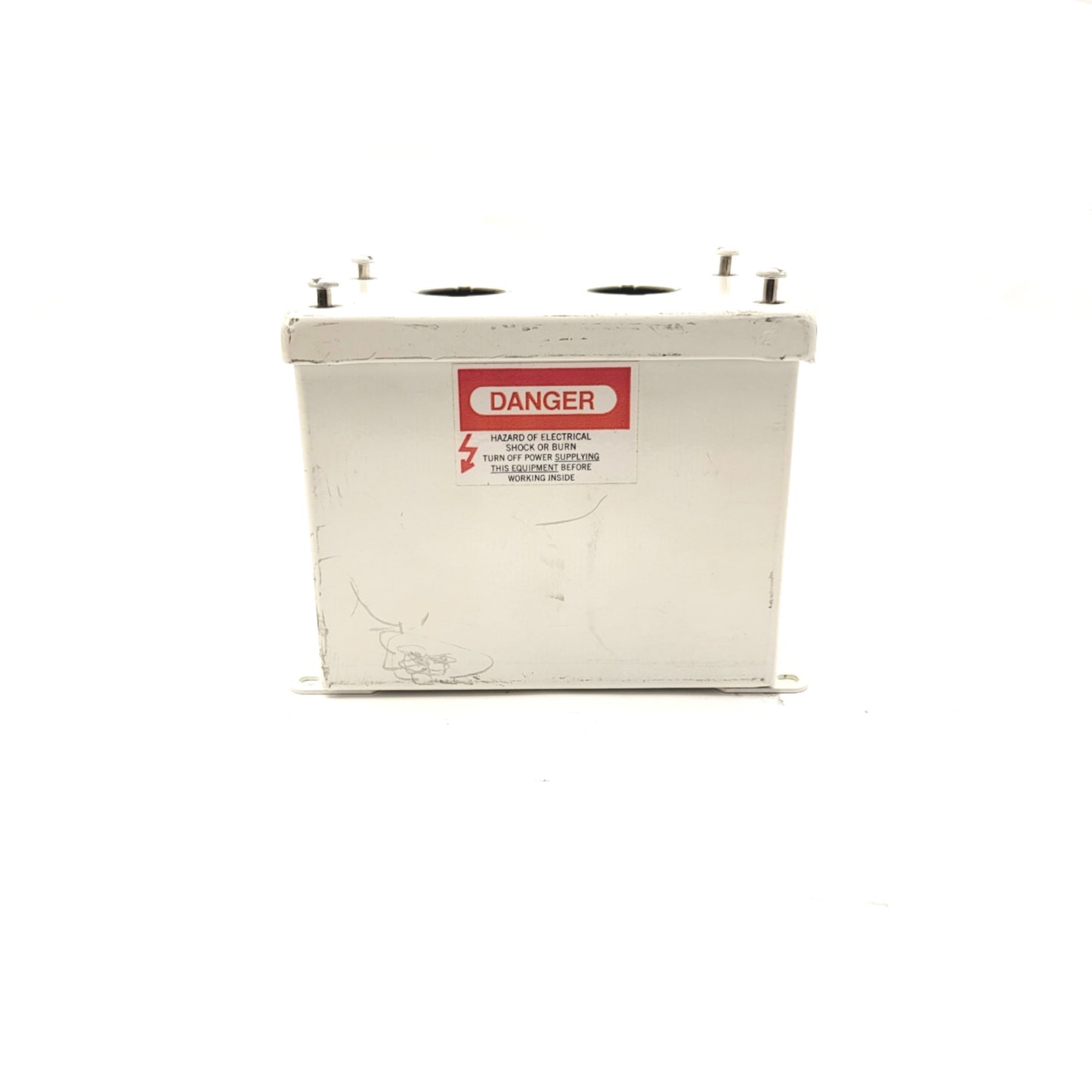 Used Hoffman E-2PBX Push-Button Enclosure 6"(L) x 4"(W) x 4-3/4"(D), NEMA 12, IP65