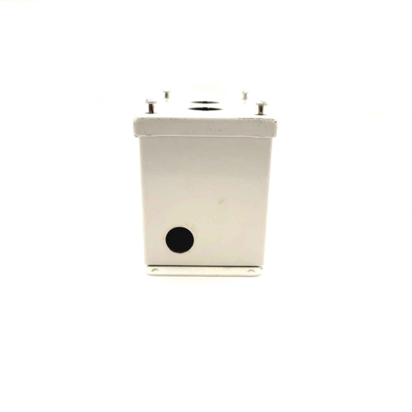 Used Hoffman E-2PBX Push-Button Enclosure 6"(L) x 4"(W) x 4-3/4"(D), NEMA 12, IP65
