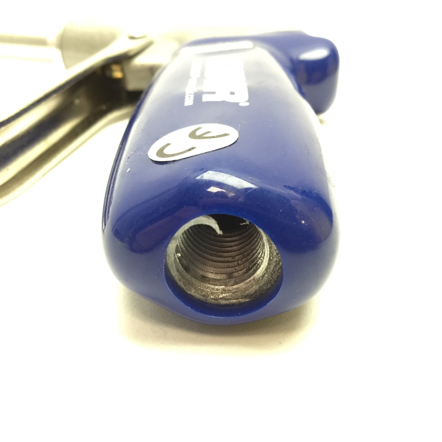 Used Exair 1210-6 Soft Grip Safety Air Gun W/ 6" Extension, 1/4" NPT, 14SCFM, 120psi