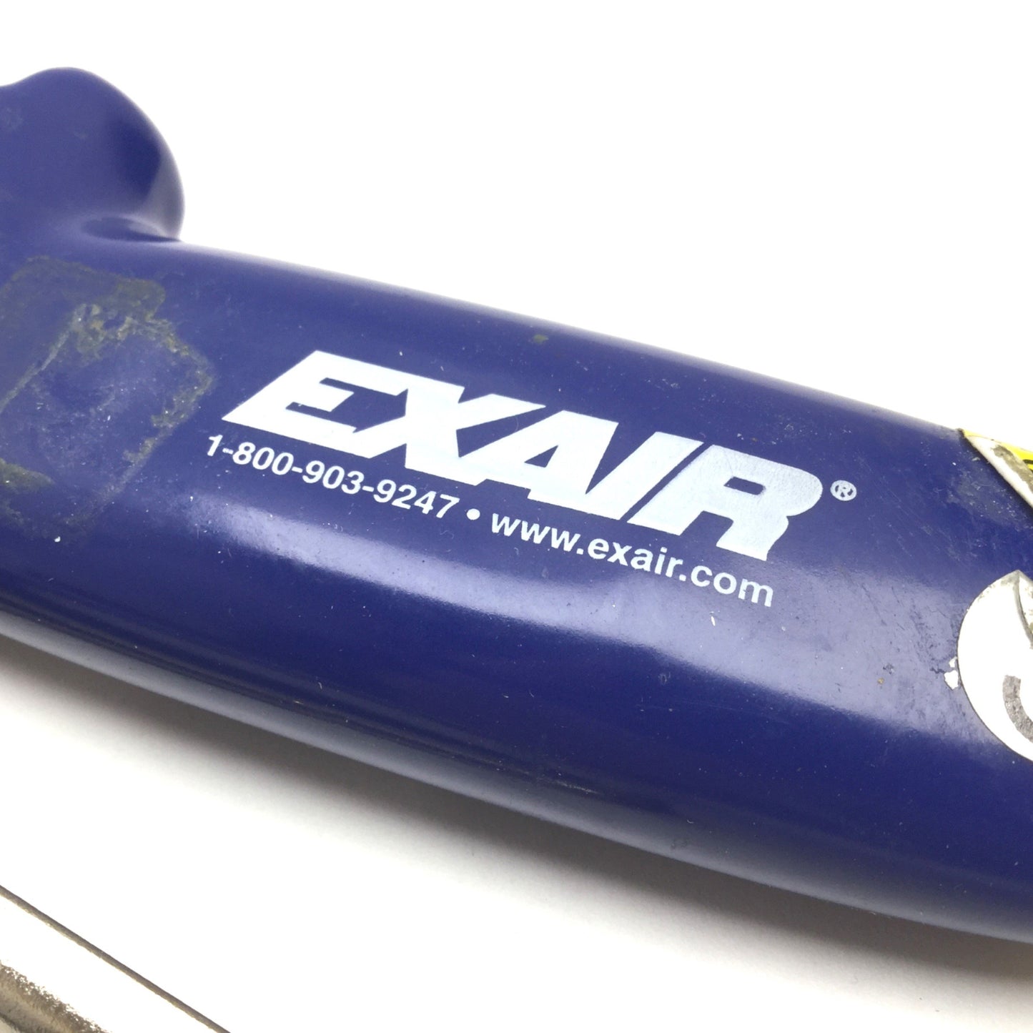 Used Exair 1210-6 Soft Grip Safety Air Gun W/ 6" Extension, *Broken Nozzle Fins*