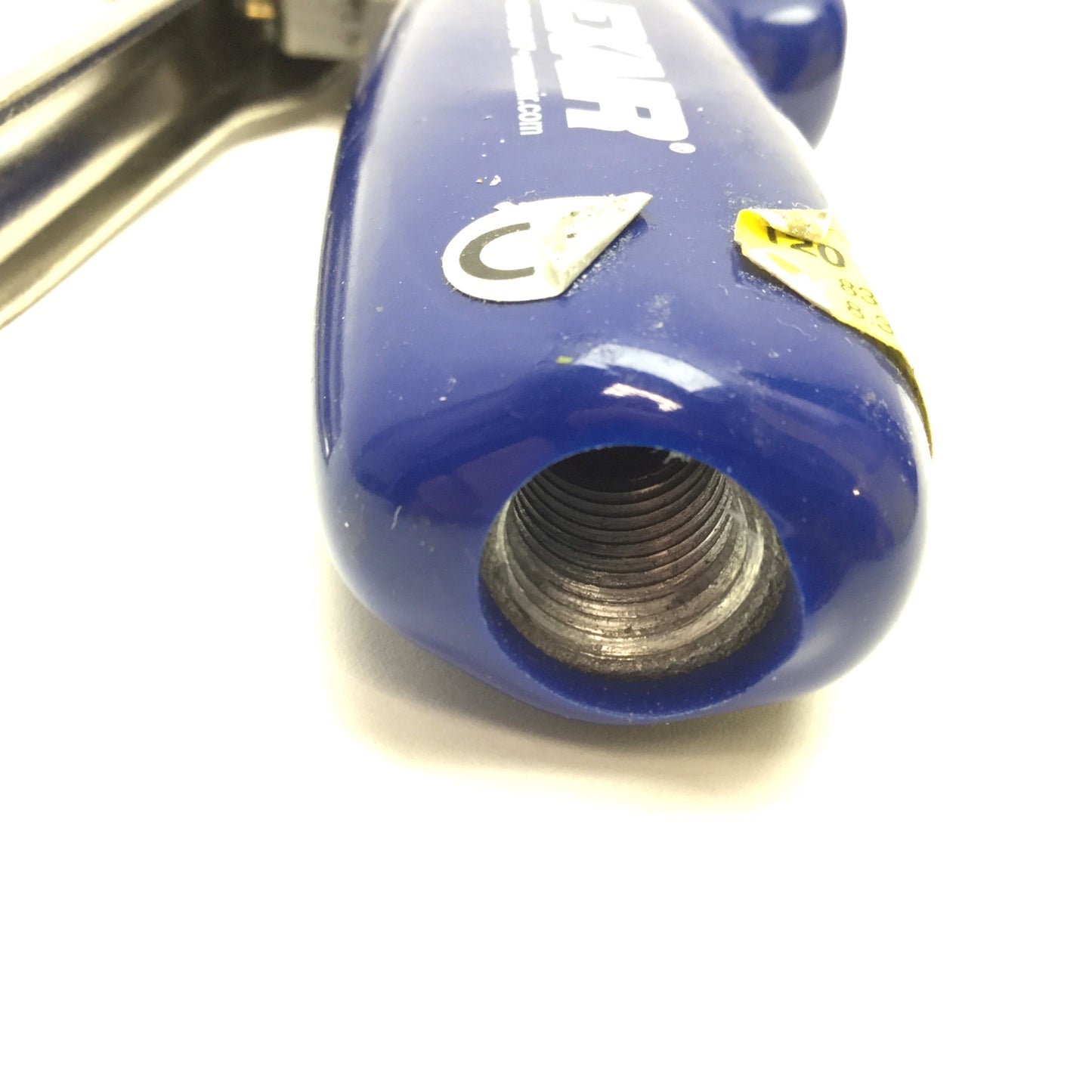 Used Exair 1210-6 Soft Grip Safety Air Gun W/ 6" Extension, *Broken Nozzle Fins*