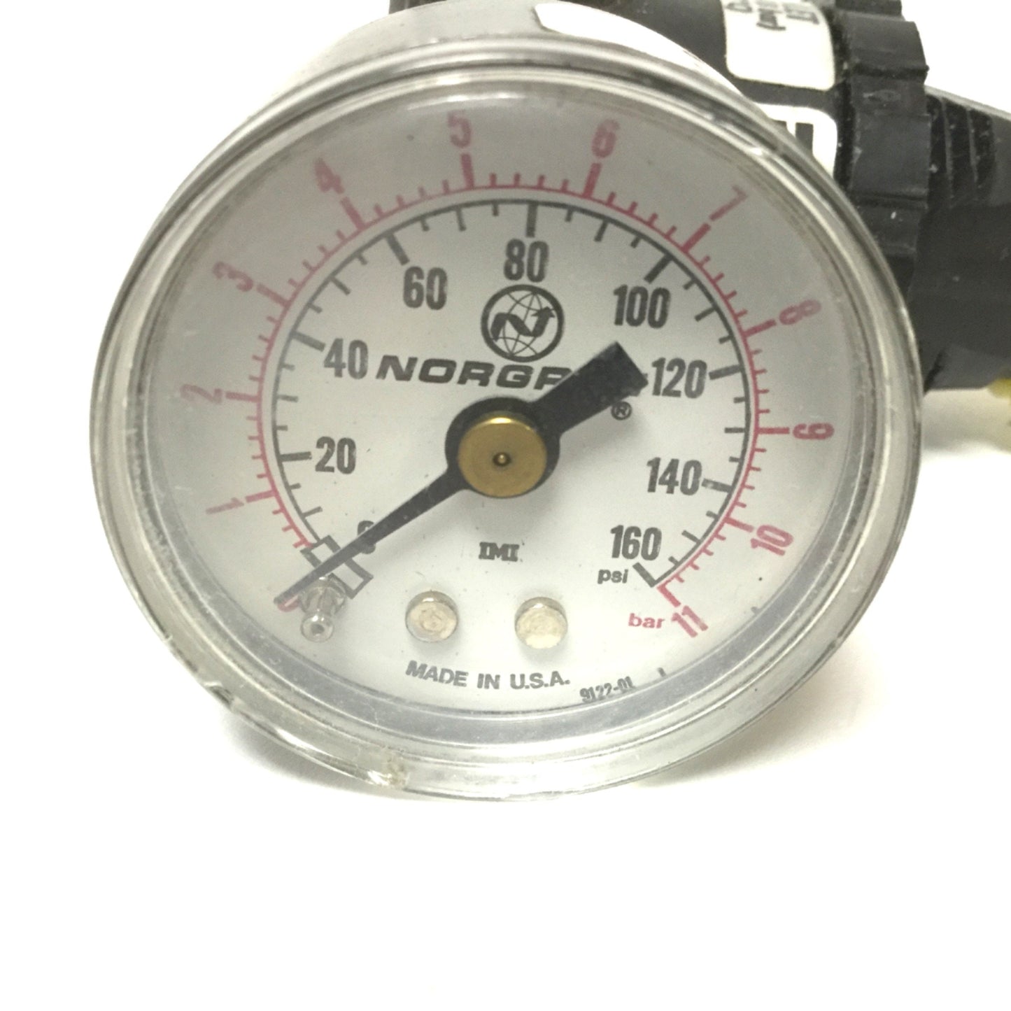 Used Parker 14R113FB Pneumatic Pressure Regulator, 250psi In, 13-125psi Out, 1/4" NPT