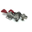 Used Lot of 2 De-Sta-Co 206-SS Stainless Horizontal Toggle Locking Clamp Low U-Bar