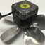Used Glems Technik GT 25.5 Ball Bearing Ventilation Fan Motor 220VAC w/ Ø250mm Blade