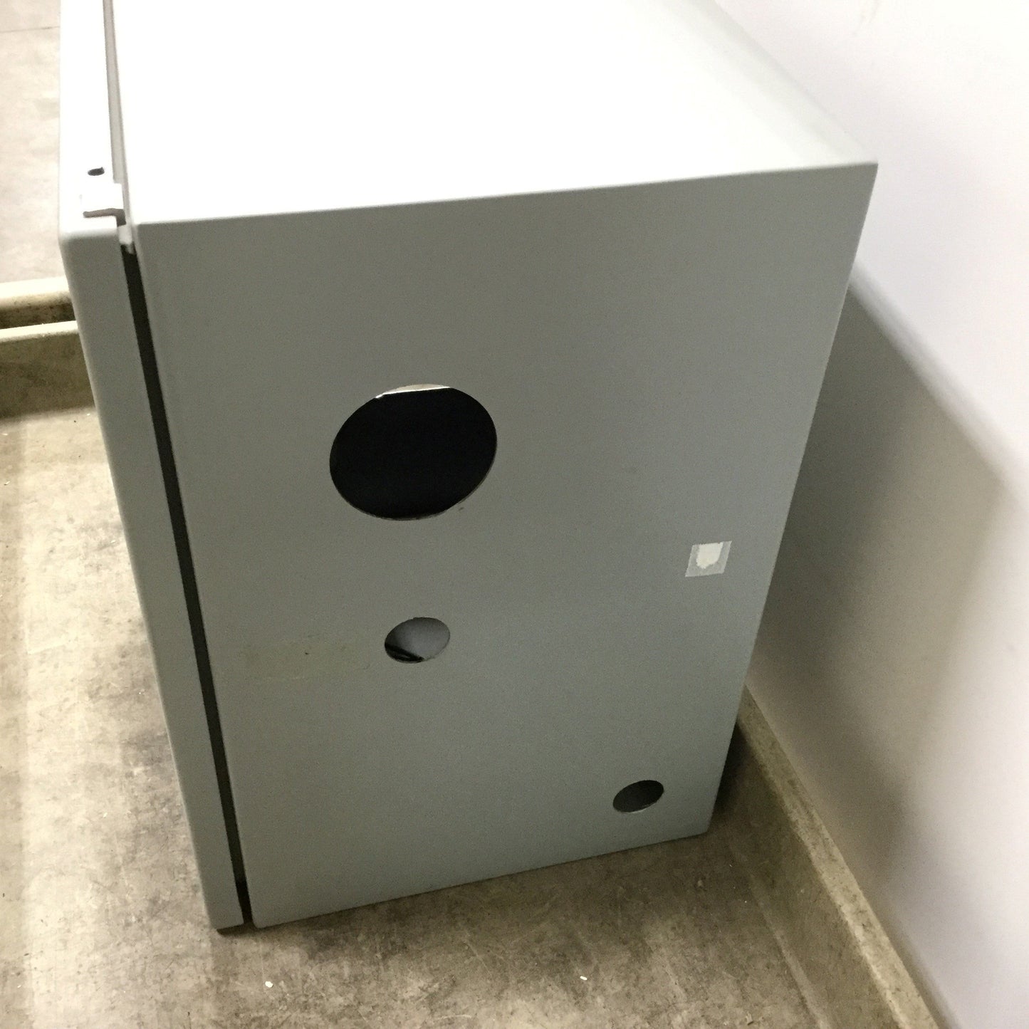 Used Hoffman CSD161210 Electrical Enclosure, 16" x 14" x 10", Steel, *Holes Added*
