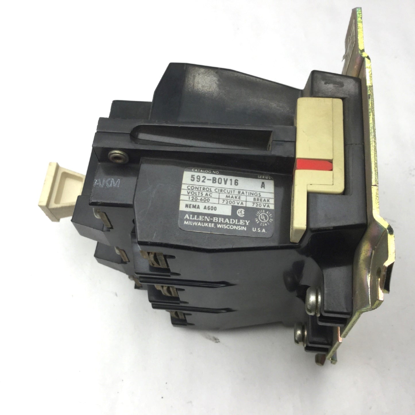 Used Allen Bradley 592-BOV16 Control Circuit, 120-600VAC, 7200VA, Break: 720VA