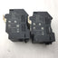 Used Lot of 2 Schneider DF103 Fuse Holders, Terminal Rating 690V 32A, 3 Pole