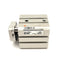 Used SMC CDQMB25-10 Compact Guide Rod Cylinder Bore: 25mm, Stroke: 10mm, 1.0 MPa Max