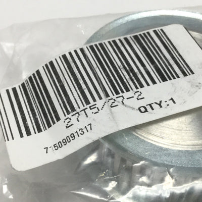 New B&B 27T5/27-2 Powerhouse Timing Pulley, 8mm Bore, 27-Teeth, 16mm Belt, Aluminum