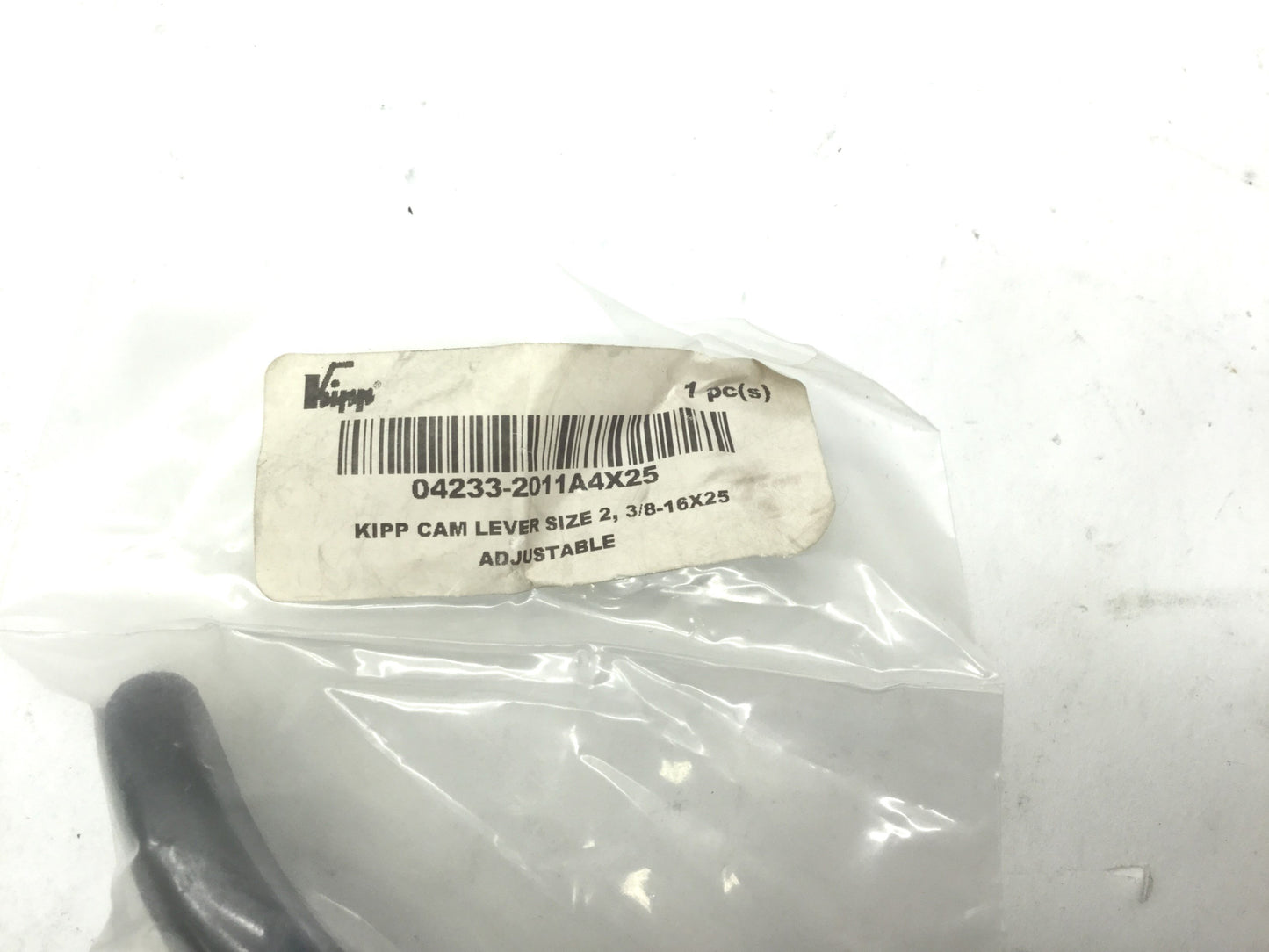 New Lot of 2 New Kipp 04233-2011A4X25 Adjustable Cam Lever Size 2, 3/8-16x25