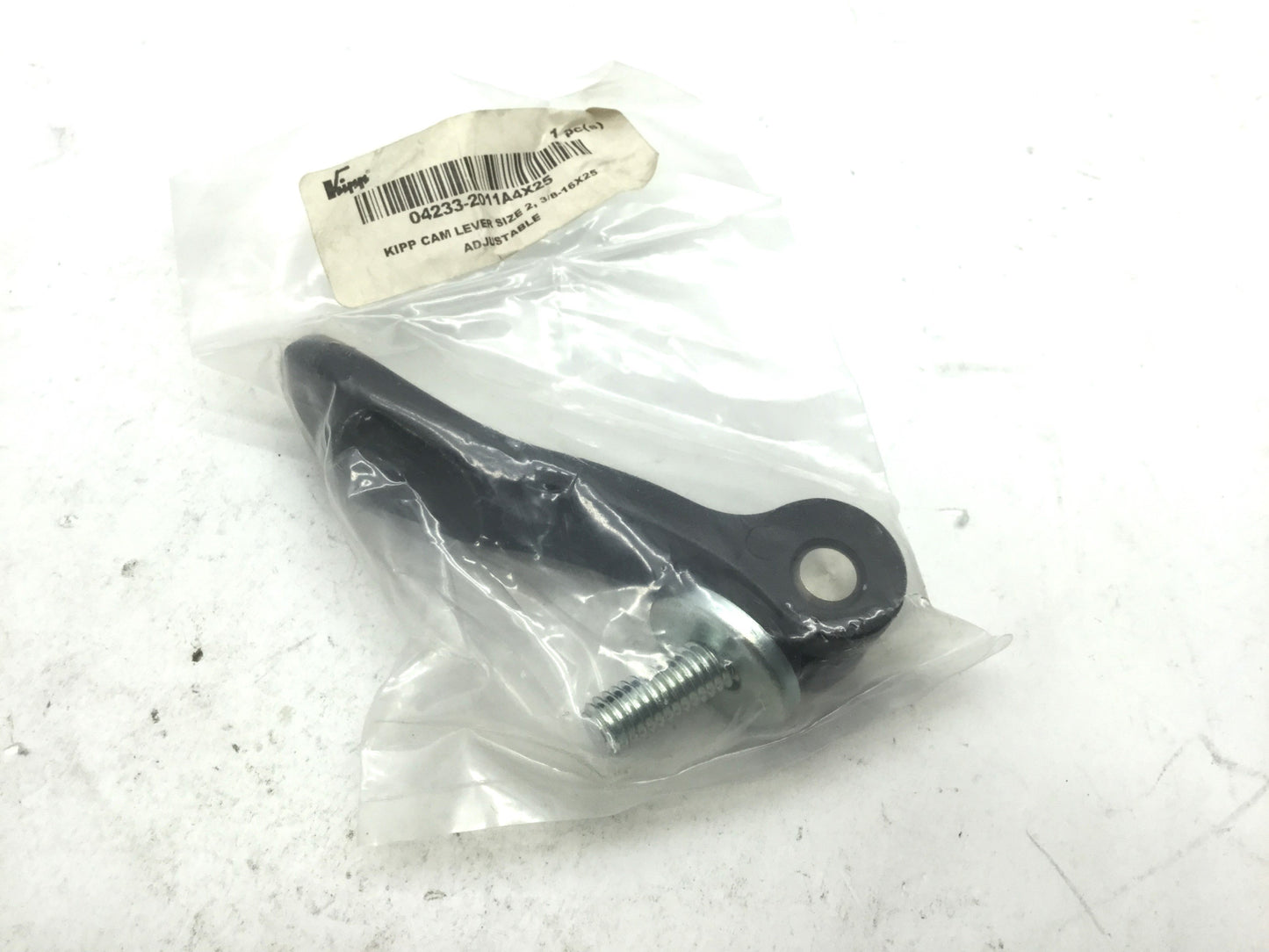 New Lot of 2 New Kipp 04233-2011A4X25 Adjustable Cam Lever Size 2, 3/8-16x25