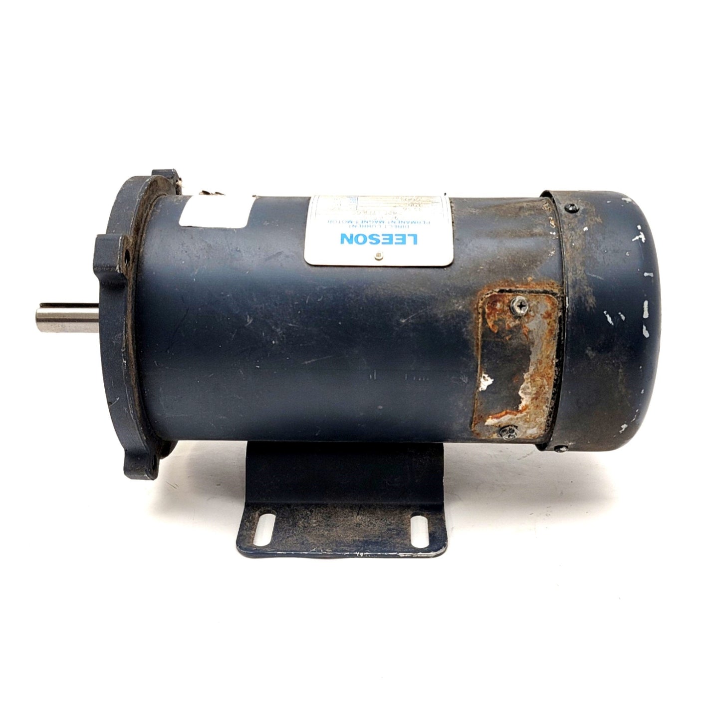 Used LEESON C42017FK6C DC Permanent Magnet Motor 1/2HP, 180VDC, 56C Frame, 1,750RPM