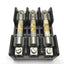 Used USD G30060 Fuse Holder, 3-Pole, Rating: 60A 300V, With 3x 50A Time-Delay Fuses
