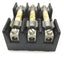 Used USD G30060 Fuse Holder, 3-Pole, Rating: 60A 300V, With 3x 50A Time-Delay Fuses
