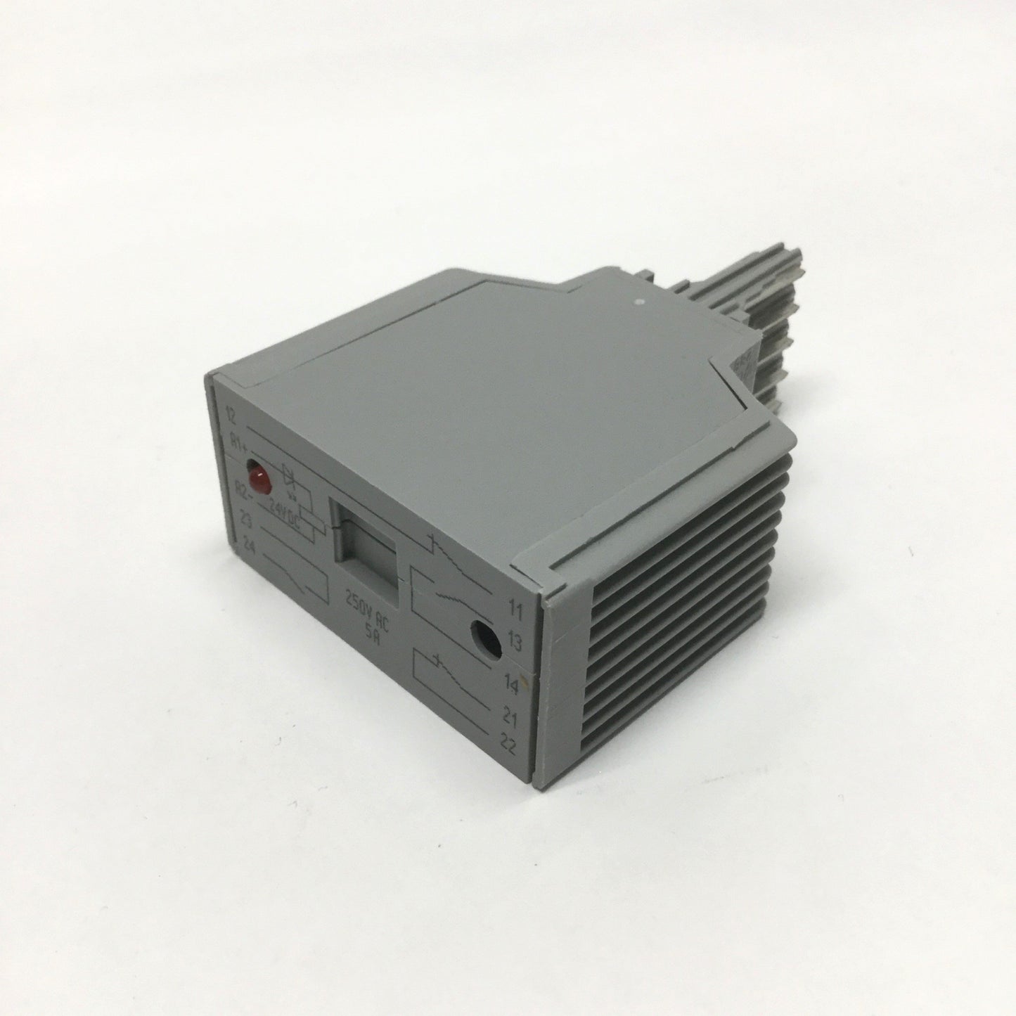 Used Wago 286-336 Switching Relay Terminal Module, 2NO-2NC, 24VDC Coil, 250VAC/5A