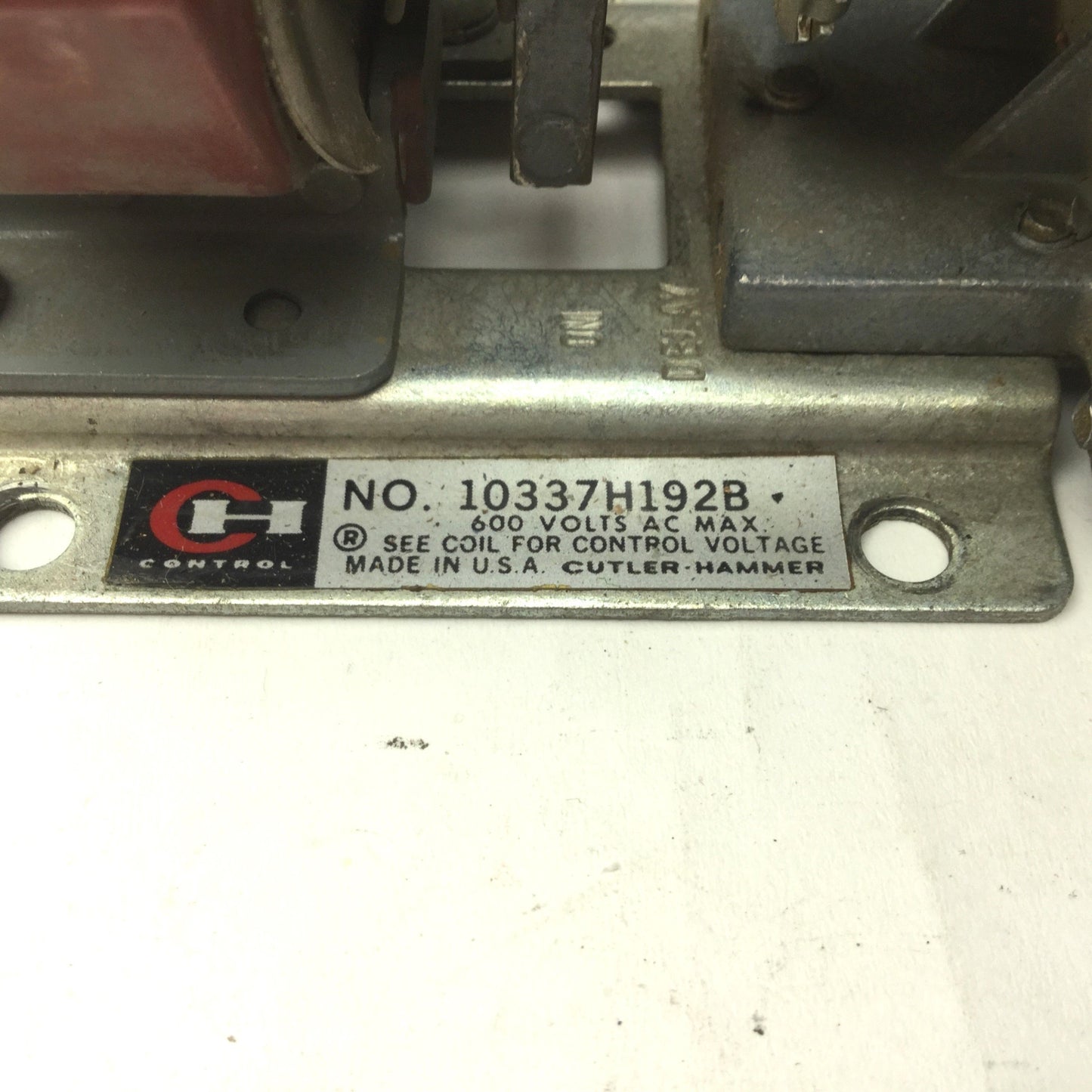 Used Cutler Hammer 10337G192B Pneumatic Timer, 600VAC Max, 110/120V Coil
