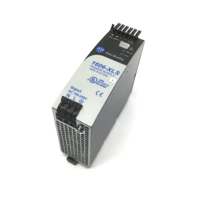 Used Allen Bradley 1606-XLS120E Power Supply, 100-240VAC Input, 24VDC 5A Output