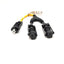 Used Lot Of 4 CLIPLIGHT 582302 E-ZEE Lock Male To Dual Female Adapters