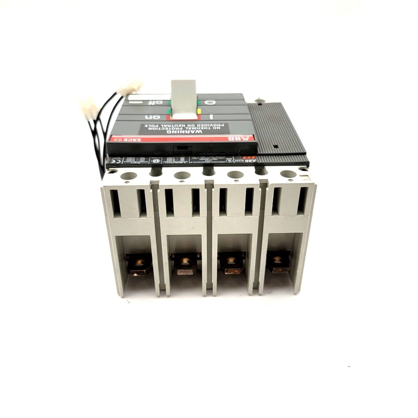 Used ABB 530-4014A S3N150TW-4NA/AP SACE S3 4-Pole Circuit Breaker 600VAC, 150A