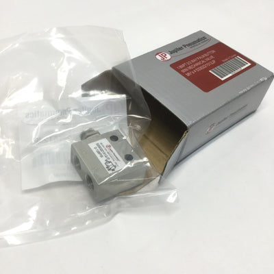 New Jupiter Pneumatics 5330221512JP Mini Palm Button Mechanical Valve 1/8" NPT 3-Way