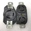 Used Lot of 6 Hubbell Twist & Lock Sockets, 4x 20A, 1x 30A, 1x 10A, 3 Pin