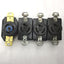 Used Lot of 6 Hubbell Twist & Lock Sockets, 4x 20A, 1x 30A, 1x 10A, 3 Pin