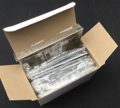 New Box of 10 New Hubbell SS8 Wall Plate, Smooth Type 302/304, Duplex Receptacle, SS