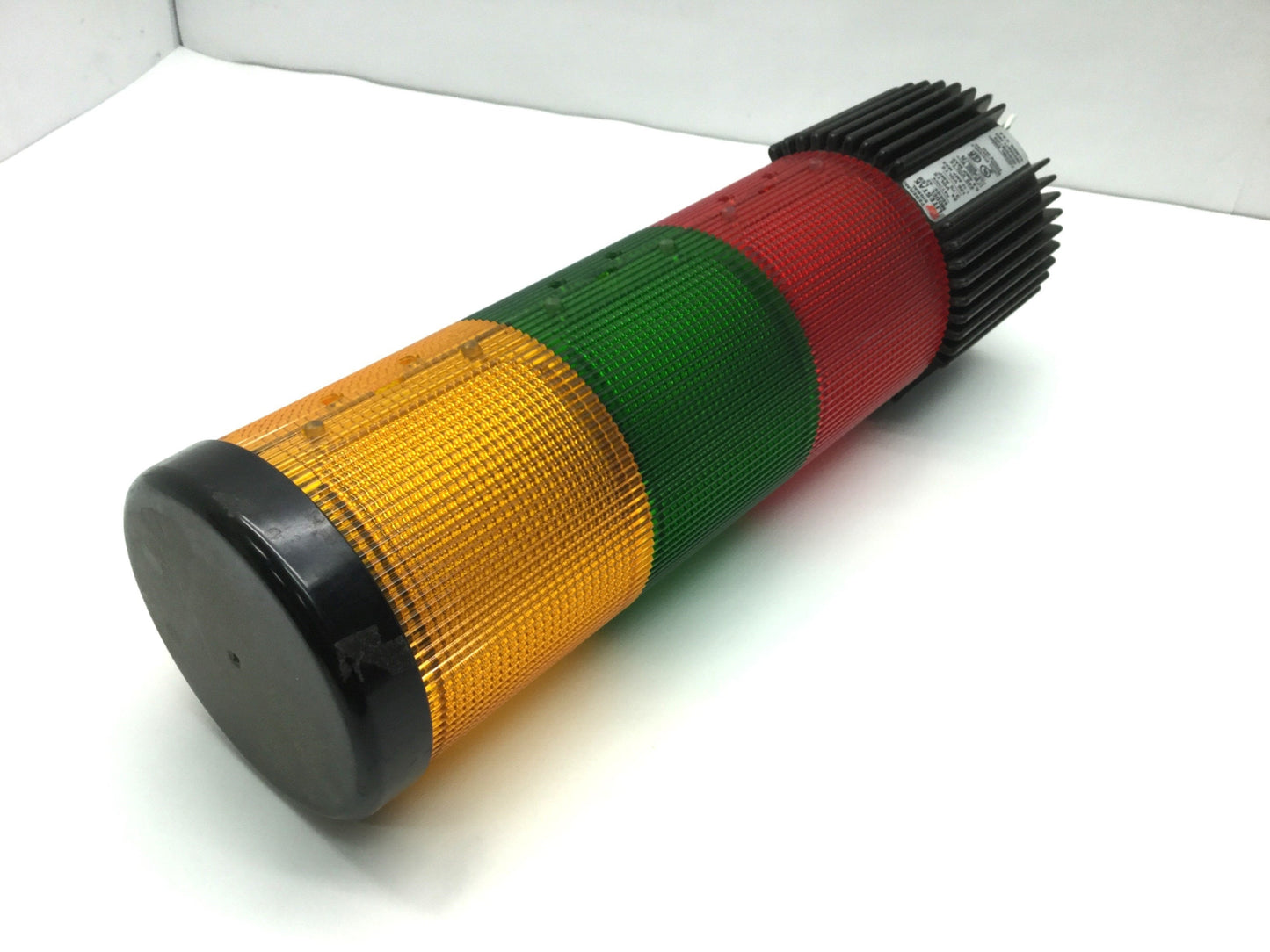 Used Federal Signal LSB-120 LiteStak Amber Green Red Power: 120VAC 1.3A *No Bulb