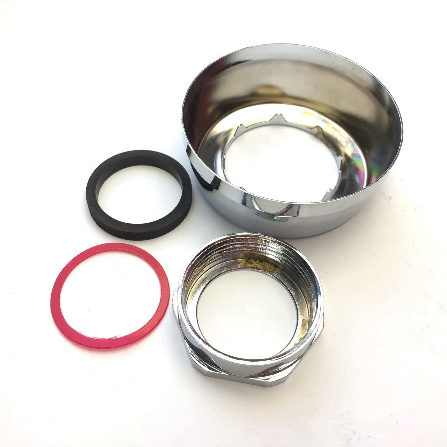 New – Open box Lot of 2 Sloan 0306140 Spud Coupling Assembly Chrome Plate Finish, 1-1/4" x 3"