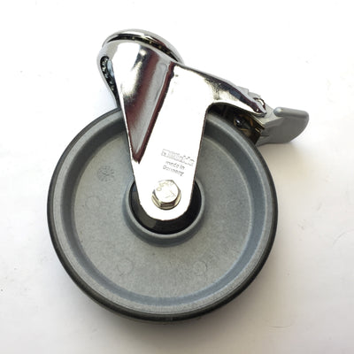 Used Lot of 4 Bosch Rexroth 3842524499 Clean Room Locking Heavy-Duty Casters, 125mm