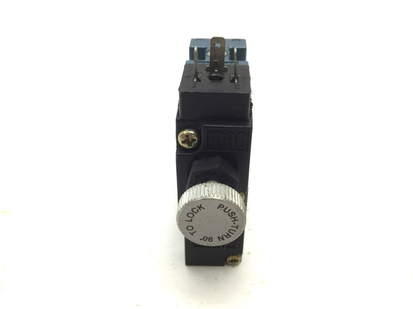 Used Mac 45A-MAC-DDAJ-4KD Solenoid Valve 2 Position 4 Way, Voltage: 24VDC, 1/8 NPT