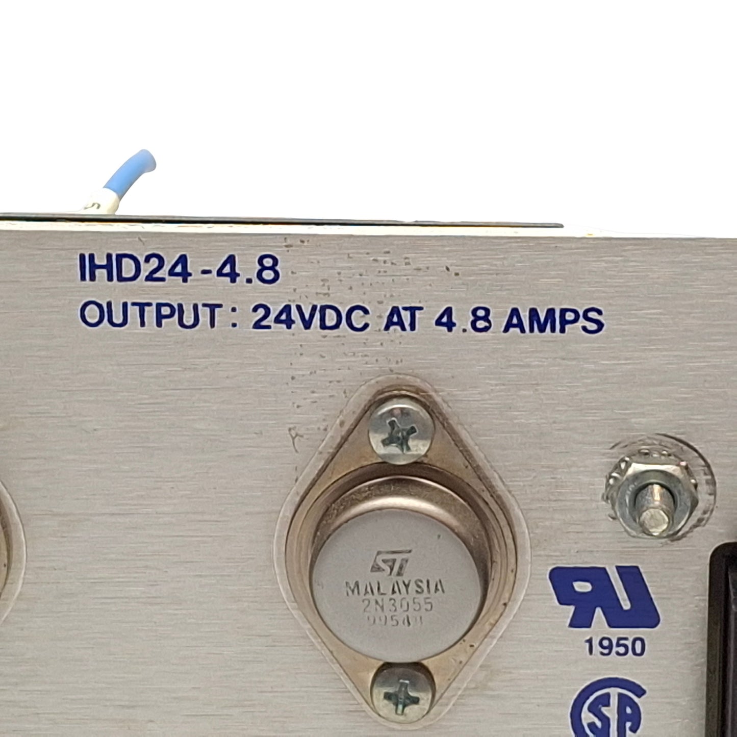 Used International Power IHD24-4.8 Power Supply In: 100-240VAC Out: 24VDC 4.8A