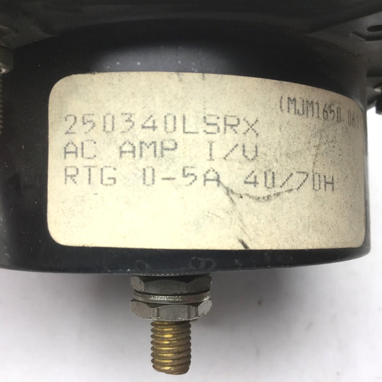 Used Yokogawa 250340LSRX Analog Panel Meters, AC Ammeter, Transformer, 0-300 A ac