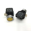 Used Lot of 2 Cutler Hammer Yellow Pushbuttons, With E22B2 Contact Block, 440V 2A