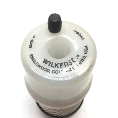 Used Wilkerson XMC-04-000 Pneumatic Muffler Mist Eliminator, 1/2" NPT, 12psi Max