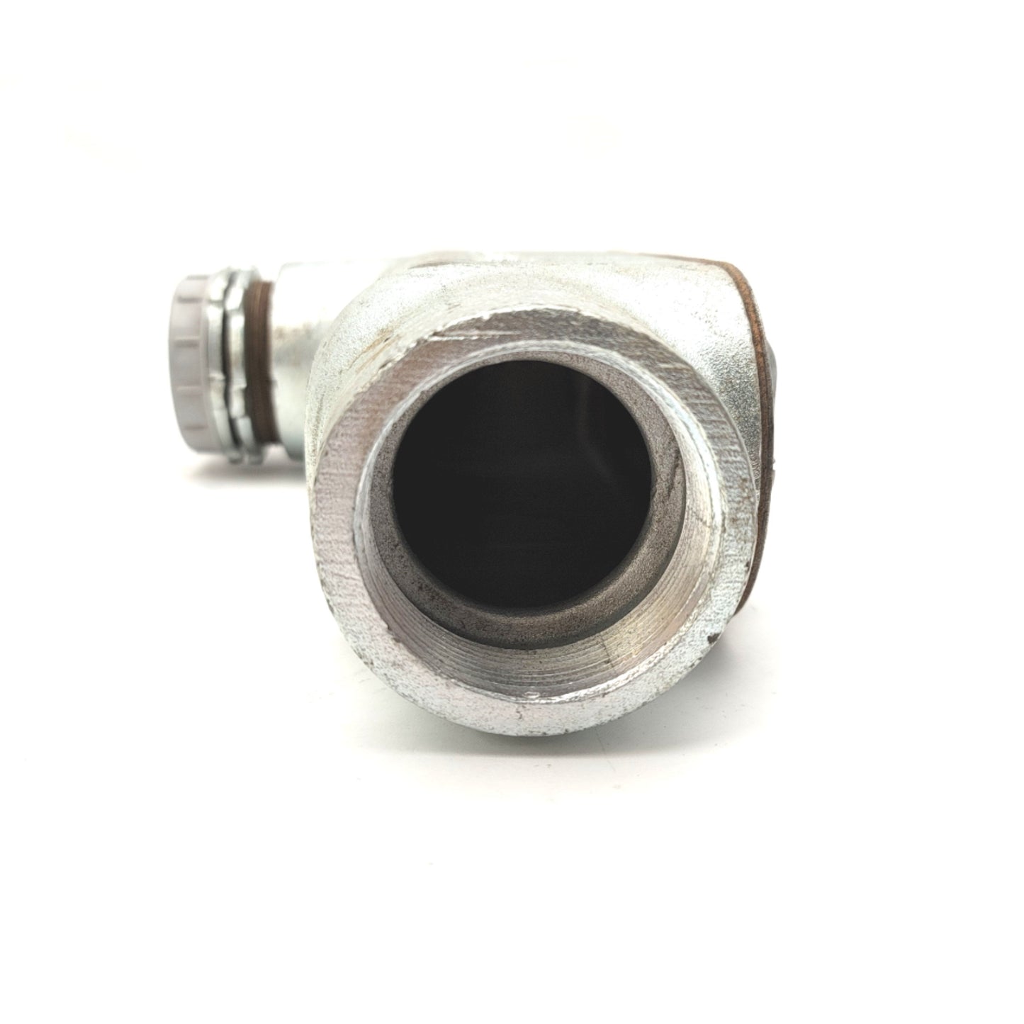 Used 0-Z/Gedney LB-200 Type LB Right Angle Conduit Body, 2" FNPT, 77.5cu-in