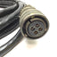 Used Parker 71-011775-25-C Zeta Motor Drive Cable, 4-Pin Round to Flying Leads, 25'
