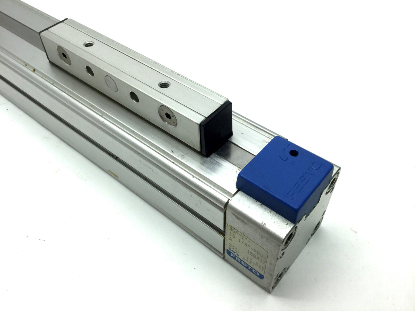 Used Festo DGP-1"-151/4"-PPV-A Rodless Linear Actuator ID 1" Stroke 15-1/4", Cushion