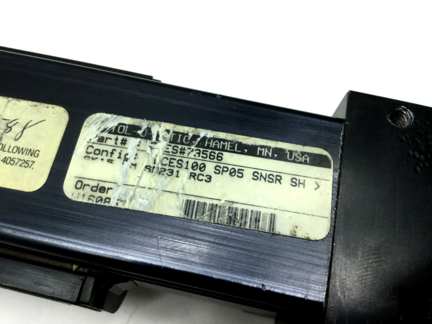 Used Tol-O-Matic BCES100 SP05 SK15 Linear Actuator Travel 15", Nema 23, Lead: 0.2"