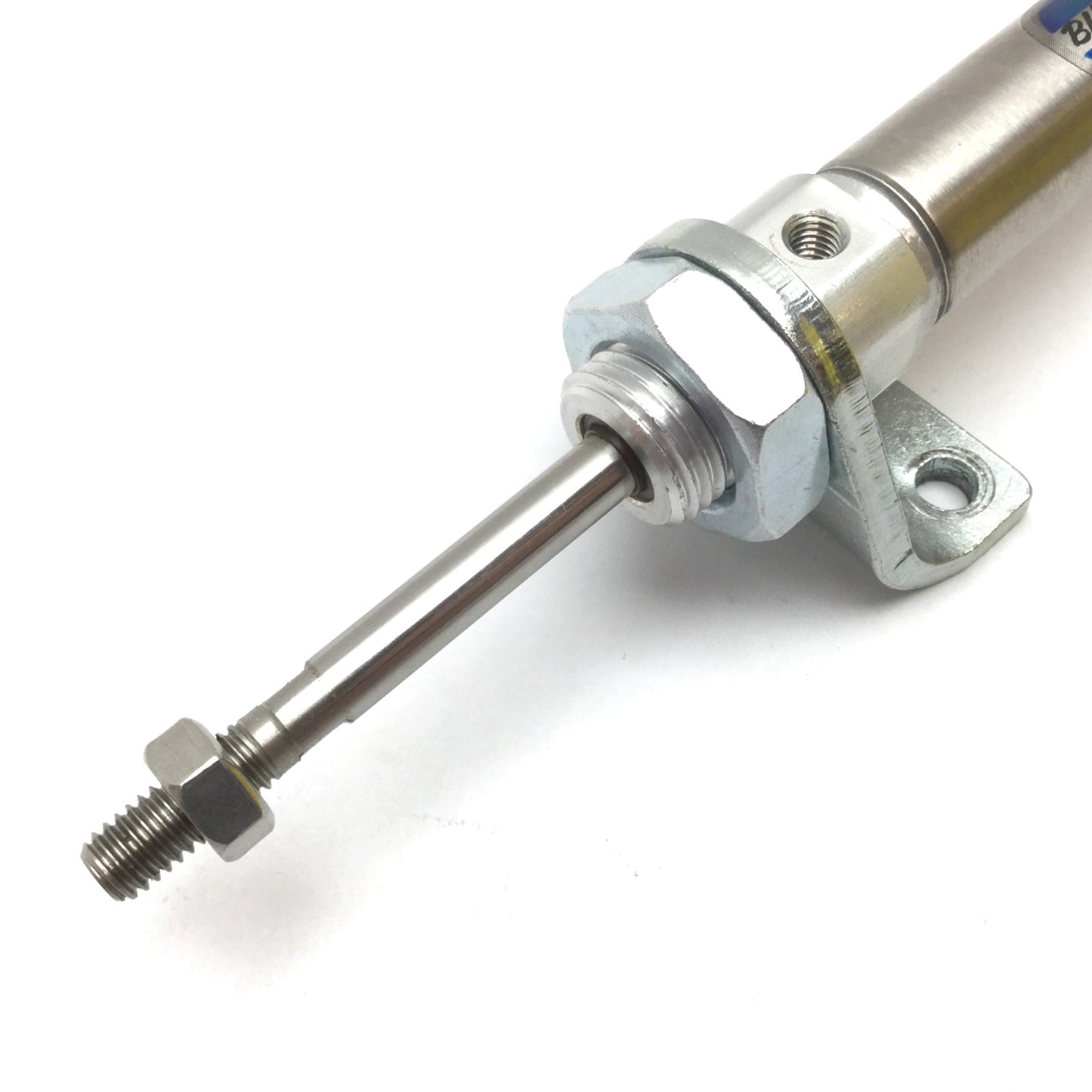 Used Bimba E-16-30-Q Pneumatic Cylinder, Bore: 16mm, Stroke: 30mm, Ports: M5x0.8