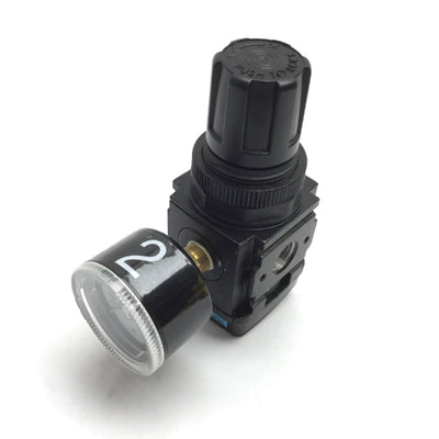 Used Wilkerson R09-02-DB00 Pneumatic Regulator, In: 300psi, Out: 0-60psi, With Gauge