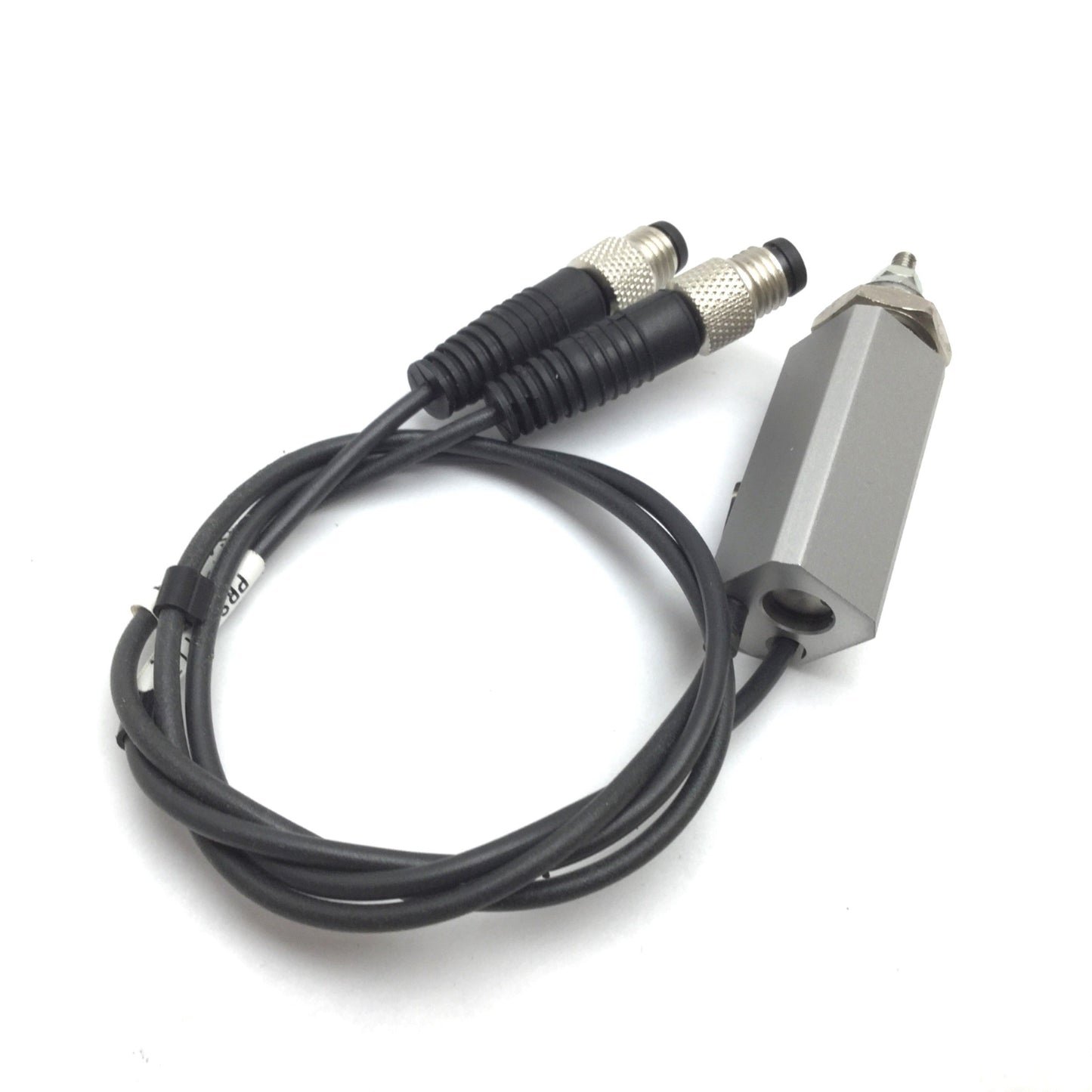 Used SMC CDJP2B6-15D Pneumatic Pin Cylinder, Bore: 6mm, Stroke: 15mm, W/ 2x Sensors