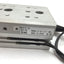Used SMC MXS16-10 Pneumatic Slide Table, Bore 16mm, Stroke 10mm, M5x0.8, W/ 2 Sensors