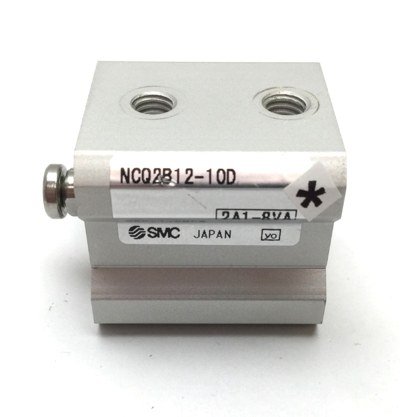 Used Lot of 2 SMC NCQ2B12-10D Compact Cylinder, Bore: 12mm, Stroke: 10mm, M5x0.8