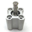 Used Lot of 2 SMC NCQ2B12-10D Compact Cylinder, Bore: 12mm, Stroke: 10mm, M5x0.8