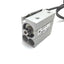 Used SMC CDUJS12-10D Free Mount Cylinder, Bore: 12mm, Stroke: 10mm, Axial, W/ Sensor