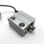 Used SMC CDUJB12-10D Free Mount Cylinder, Bore: 12mm, Stroke: 10mm, Lateral W/ Sensor