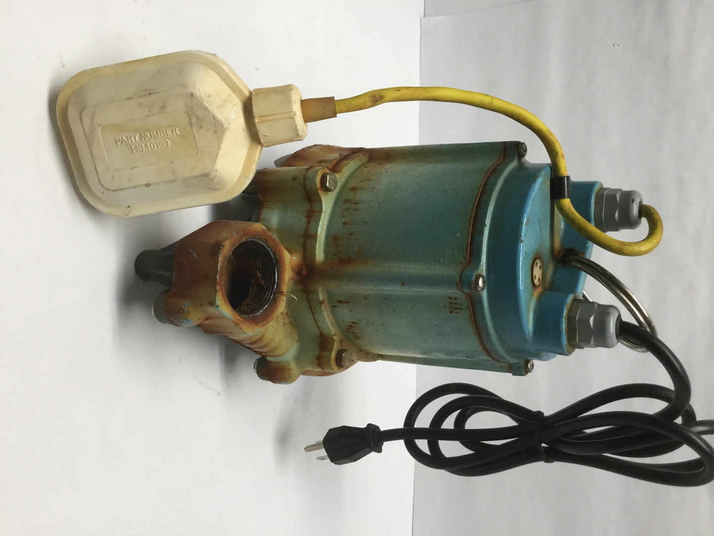 Used Little Giant HT-6E-CIA-FS Submersible Sump Pump, 50GPM @5', 1750RPM, 115VAC 1PH
